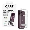 CARE by PanzerGlass Kickstand Case läbipaistev valge MagSafe'iga iPhone 17 Pro Maxile