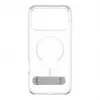 CARE by PanzerGlass Kickstand Case läbipaistev valge MagSafe'iga iPhone 17 Pro Maxile