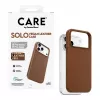 CARE by PanzerGlass Solo vegantnahast ümbris pruun MagSafe'iga iPhone 17 Pro Maxile