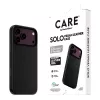 CARE by PanzerGlass Solo vegan-nahast ümbris MagSafe'iga iPhone 17 Pro Maxile - must