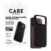 CARE by PanzerGlass Solo vegan-nahast ümbris MagSafe'iga iPhone 17 Pro Maxile - must