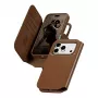 CARE by PanzerGlass Tango 2-in-1 rahakotikate pruun MagSafe'iga iPhone 17 Pro jaoks
