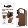 CARE by PanzerGlass Tango 2-in-1 rahakotikott pruun MagSafe-iga iPhone 17 Pro Max jaoks