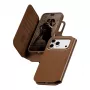 CARE by PanzerGlass Tango 2-in-1 rahakotikott pruun MagSafe-iga iPhone 17 Pro Max jaoks