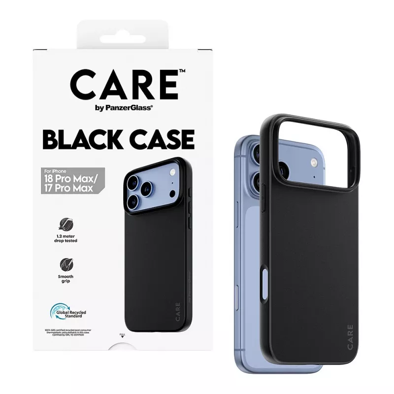 CARE by PanzerGlass TPU ümbris iPhone 17 Pro Max jaoks - must