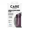 CARE by PanzerGlass Urban Explorer ümbris läbipaistev musta MagSafe'iga iPhone 17 Pro