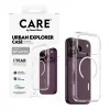 CARE by PanzerGlass Urban Explorer ümbris läbipaistev valge MagSafe rõngaga iPhone 17 Pro jaoks