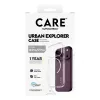 CARE by PanzerGlass Urban Explorer ümbris läbipaistev valge MagSafe rõngaga iPhone 17 Pro jaoks
