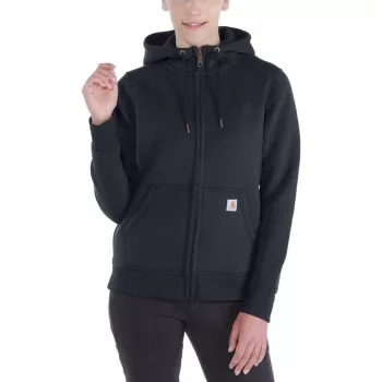 Carhartt Clarksburg Naiste täispikkusega tõmblukuga dressipluus - must