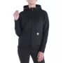 Carhartt Clarksburg Naiste täispikkusega tõmblukuga dressipluus - must
