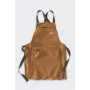 Carhartt Duck Brown Põllega Põll, kolmekordselt õmmeldud õmblustega ja 7 taskuga
