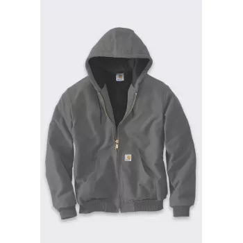 Carhartt Iconic Jacket J140 Firm Duck Active - Meeste polsterdatud flanellvoodriga tööjope, veekindel, Original Fit