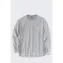 Carhartt meeste keskmise raskusega pikkade varrukatega taskut-särk, kanarbikuhall, XL