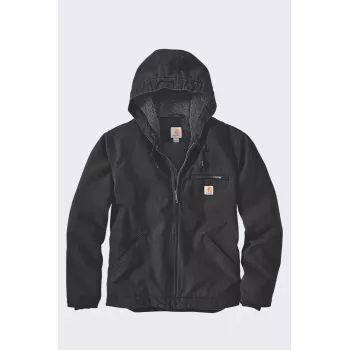 Carhartt meeste pestud pardi-sherpa voodriga jope must suurus L