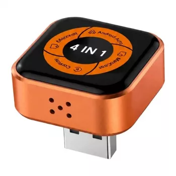 CARLINKIT Mini Ultra 6 juhtmevaba adapter CarPlay ja Android Auto jaoks - must