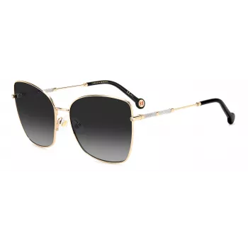CAROLINA HERRERA HER0133S000 Naiste Päikeseprillid - Must atsetaatraam, Hall Gradient Lääts, 59mm