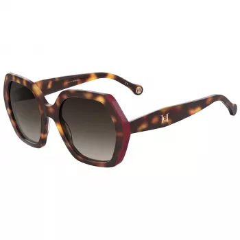CAROLINA HERRERA HER0181SO63 Naiste liblikapäikeseprillid Havana pruun gradient 55mm