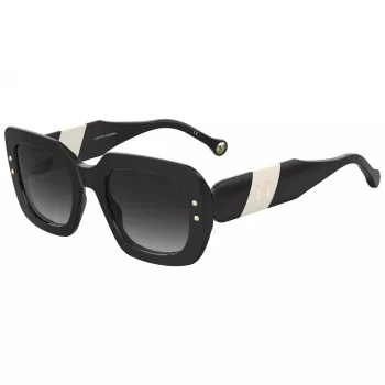 CAROLINA HERRERA HER0186S80S Naiste kandilised päikeseprillid Havana atsetaat, pruuni gradiendi läätsedega 52mm