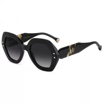 CAROLINA HERRERA Naiste päikeseprillid HER0126SWR7 - Havana atsetaatraam, pruun gradientlääts, 52mm
