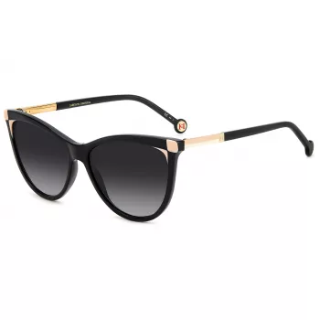 CAROLINA HERRERA Naiste päikeseprillid HER0141SKDX - Ruudukujuline atsetaatraam, gradiendiga läätsed, UV400 kaitse, 57 mm