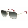 CARRERA 152-S-RHL-9K Men's Rectangular Sunglasses - Black Frame Grey Lens 60/17/145 mm