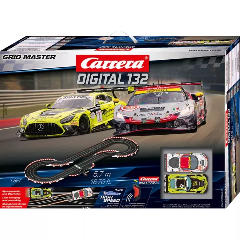 Carrera Digital 132 Grid Master Slot Car Set