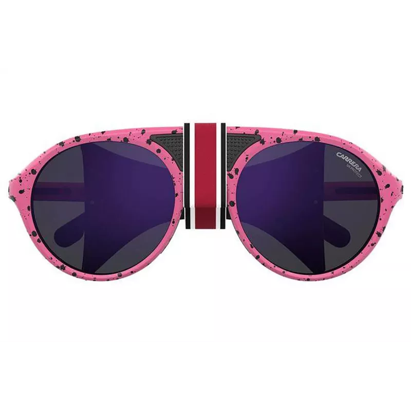 CARRERA HYPERFI19SQK0 Unisex Päikeseprillid - Must raam, Hall lääts, 54/21/140 mm
