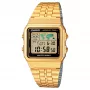 CASIO A500WGA-1 Men's Digital Watch 39mm Gold-Tone Stainless Steel