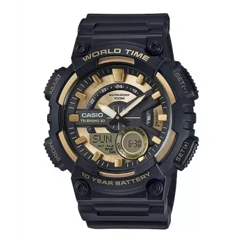 CASIO AEQ110BW-9AVDF meeste analoog-digitaalkell, 52,2 mm, must/valge