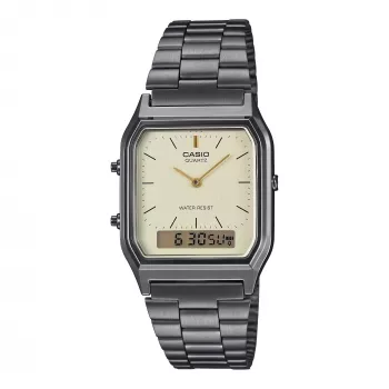 CASIO AQ-230GG-9A Unisex Analoog-Digitaalne Kell, 38,8 mm, Tumehall ja Kuldne
