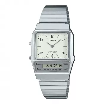 CASIO AQ-800E-7A2EF Unisex Analoog-Digitaalne Kell, Hõbedane, 32 mm