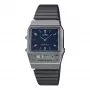 CASIO AQ-800EB-2AEF Unisex Analoog-Digitaalne Kell, 32mm, Sinine Siht, Hõbedane Võrkrihm