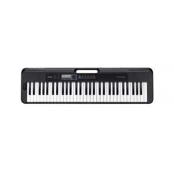 Casio CT-S300 61-klahviga kaasaskantav digitaalklaviatuur - must ja valge