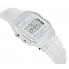 Casio F-91WS-7DF digitaalkell – läbipaistev valge vaigust korpus, unisex, kvarts, LED-taustvalgustus, veekindel 3 ATM