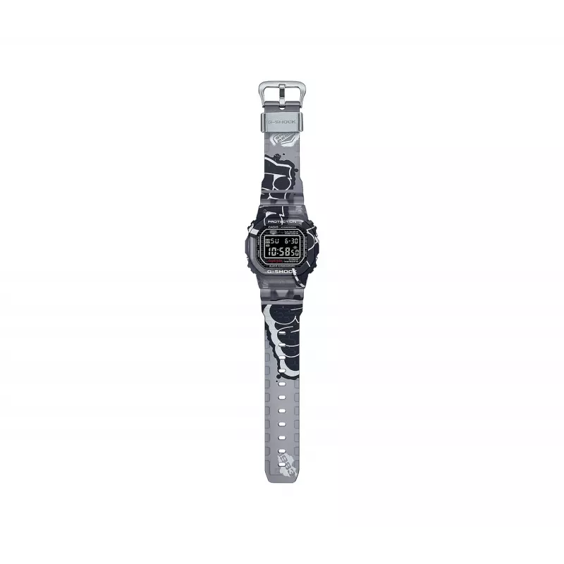 CASIO G-SHOCK DW-5000SS-1ER meeste digitaalkell 42.8 mm must ioonpindamisega teras