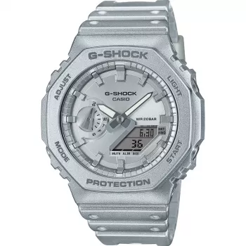 CASIO G-SHOCK GA-2100FF-8AER Analoog-Digitaal Kvartskell 45.4 mm Läbipaistev Hall