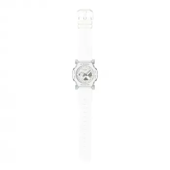 CASIO GA-2300-7AER Naiste analoog-digitaalkell, 42,9 mm, valge vaik