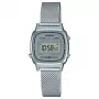 CASIO LA670WEM-7DF naiste digitaalne hõbedatooniga käekell 30.3mm