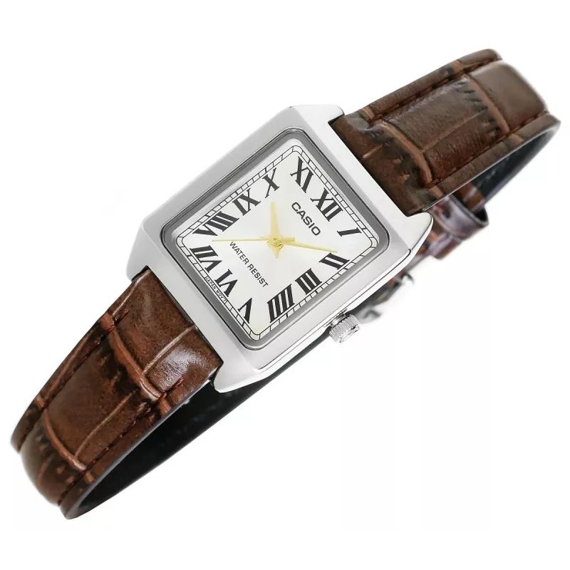 Casio LTP-V007L-9BUDF Analoogkell, Hõbe/Pruun