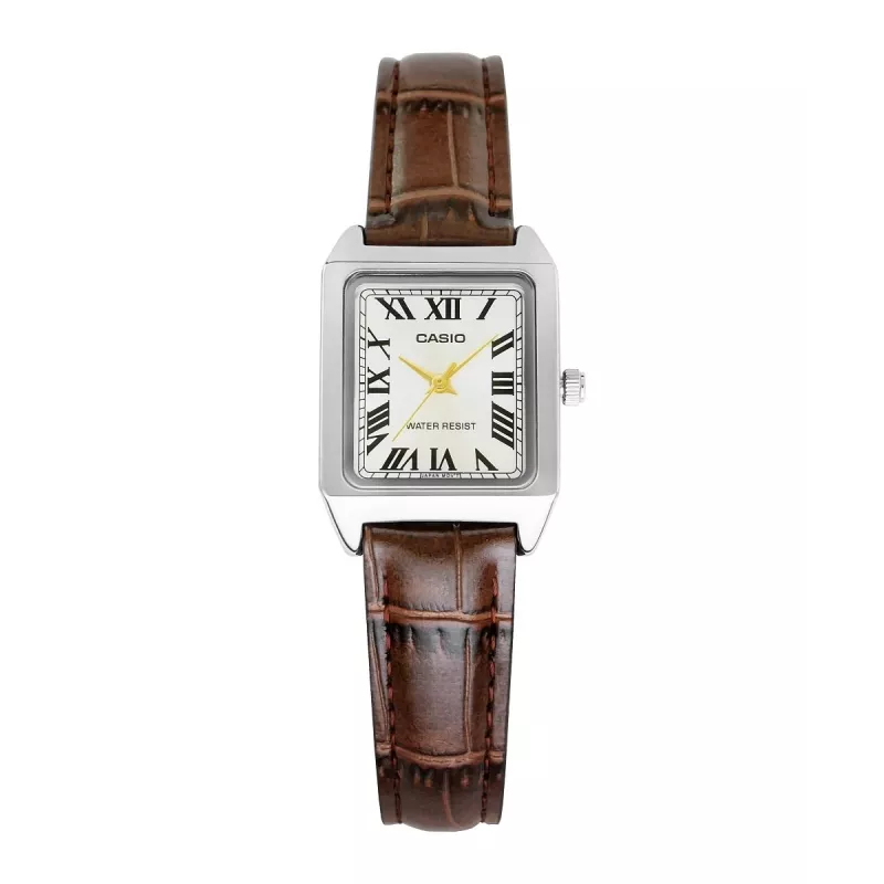 Casio LTP-V007L-9BUDF Analoogkell, Hõbe/Pruun