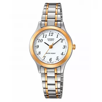 CASIO LTP1128G7BRDF Naiste analoogkvartskell 33mm kullatooniga roostevaba teras