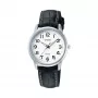 CASIO LTP1303PL7BVE Unisex Analoogkell - Roostevabast terasest korpus, must nahkrihm, 50m veekindlus