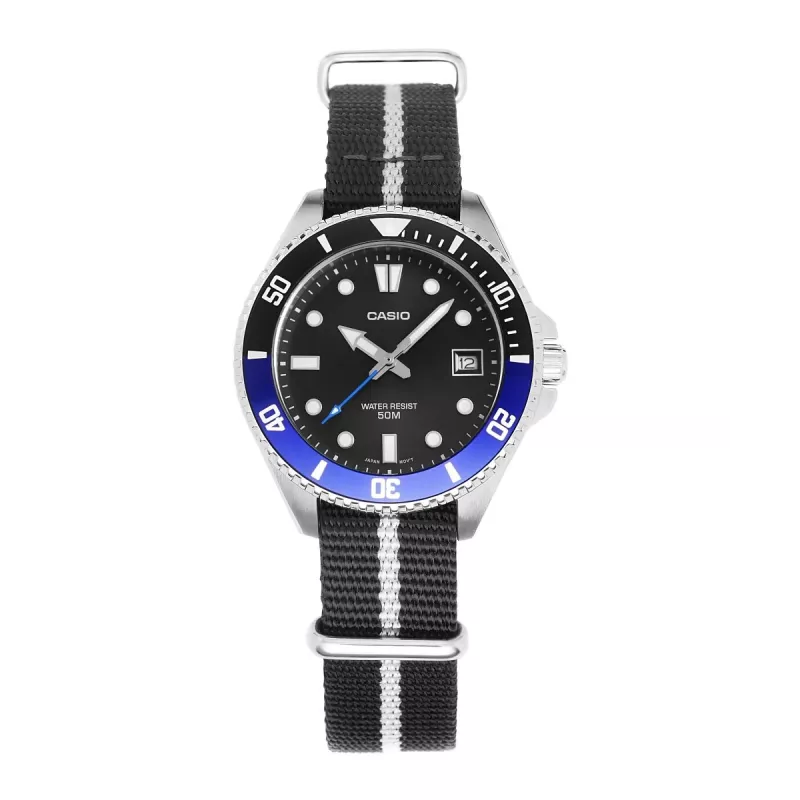 Casio MDV-10C-1A2VEF Meeste Sukelduja Kell Must Roostevaba Teras Vaik