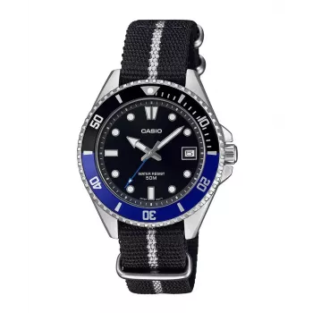 Casio MDV-10C-1A2VEF Meeste Sukelduja Kell Must Roostevaba Teras Vaik