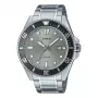 CASIO MDV107D8AVDF Meeste Analoog Kvartskell, 49,5mm Roostevaba Teras, Must Siht