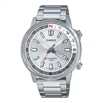 CASIO meeste analoogkell MTD130D7AVDF 44mm roostevaba teras