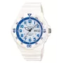 CASIO MRW-200HC-7B2 Unisex Analoog Kvartskell Musta Vaigust Rihmaga, Valge Siht, 44,6 mm Korp