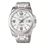 CASIO MTP-1314D-7A meeste analoogkvartskell, roostevaba teras, hõbedane sihverplaat, 44,9 mm