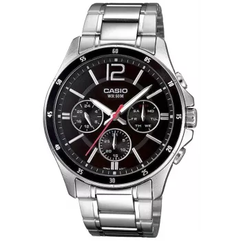 Casio MTP-1374D-1AV meeste analoogkvartskell roostevabast terasest 43,5 mm