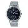 CASIO MTP-B310M-1AVEF Unisex Analoog Kvartskell, Roostevabast Terasest Võrkrihm, 50m Veekindel
